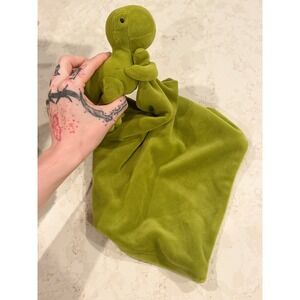 Apricot‎ Lamb Green Dinosaur Lovey T-Rex Plush Baby Security Blanket Snuggler